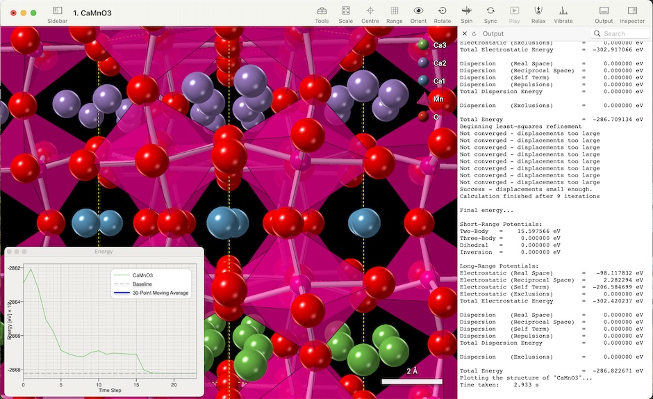 Crystal Energy Modelling