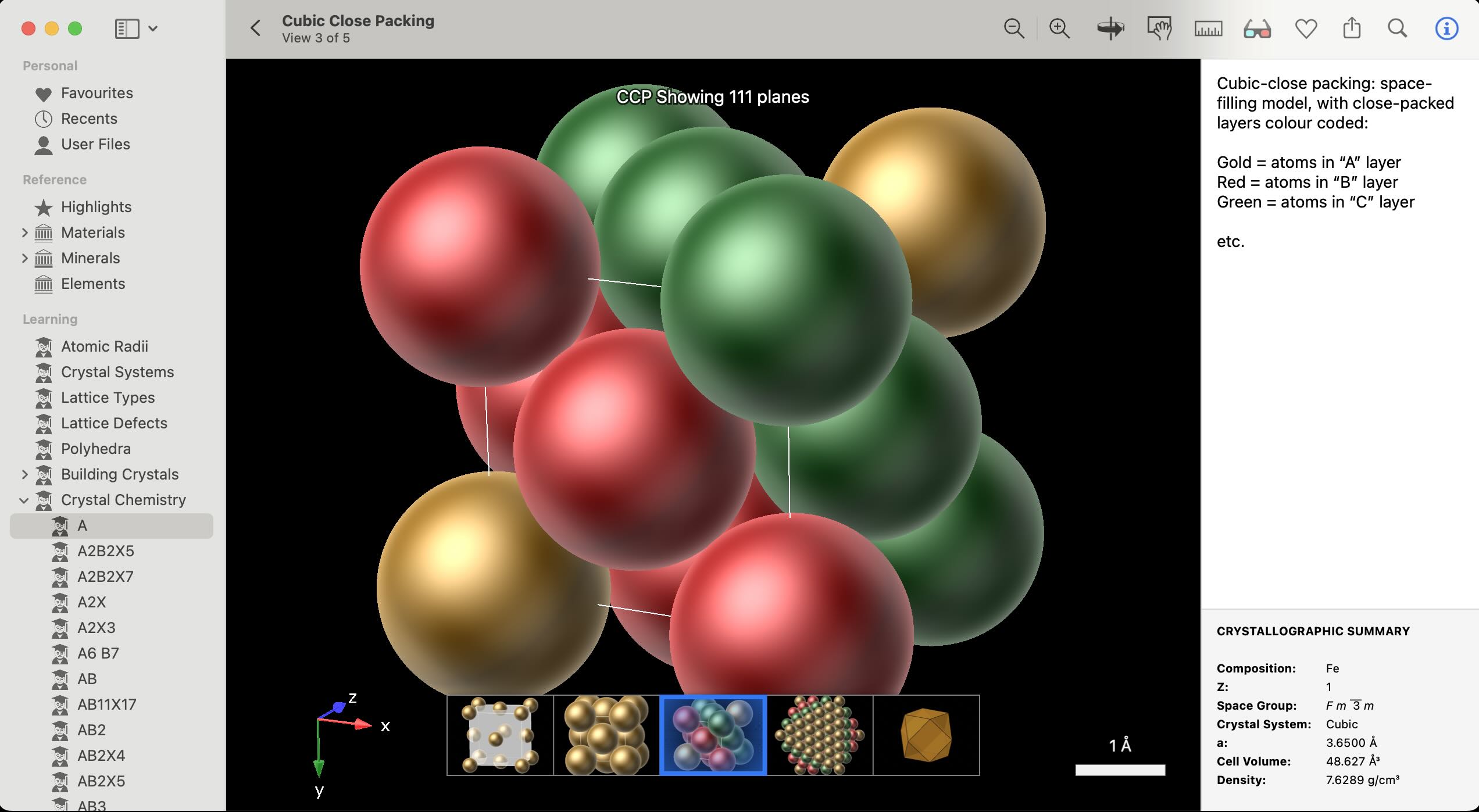 Crystal Chemistry library